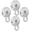 FPMYB Pack of 4 Magnetic Hooks, Extra Strong, 42 mm