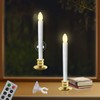 Window Candles with Remote Timers Battery Operated Flickering Flameless Led