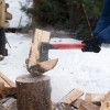 INTERTOOL 4 lbs Full Size Wood Chopping Axe, 28-inch Felling