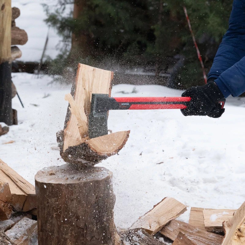 INTERTOOL 4 lbs Full Size Wood Chopping Axe, 28-inch Felling