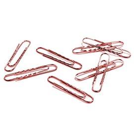 Durable 121324 Paper Clips, 77 mm, Pack of 100, Copper-Coated