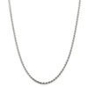 Diamond2Deal Sterling Silver 2.75mm Diamond-cut Rope Chain Necklace