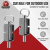 SPARKWHIZ Weld-On 5/8" Spring Latch Assembly with Plain Tube, Trailer