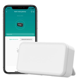 YIFAN Tuya Zigbee Hub Gateway, Smart Home Bridge Hub with Type-C Port, Work with All Tuya ZigBee Smart Products, Compatible with Alexa/Google Assistant, 2.4 GHz, White