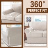 KPPKOU Stretch T Cushion Sofa Slipcover 3 Pieces Sofa Covers