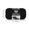 Red Heart Super Saver 1000gm Black Yarn - 1 Pack