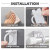 LELE LIFE 8pcs 360 Rotating Ring Curtain Rod Brackets, No
