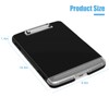 Hnogri Plastic Clipboard with Storage, Folder Nursing Clipboard Side Opening,