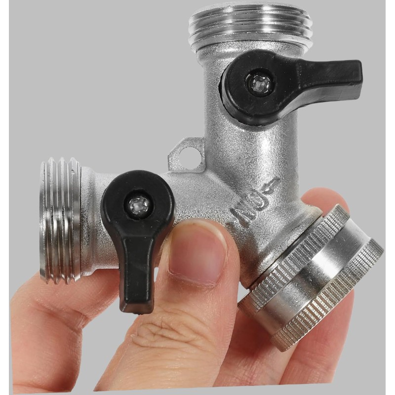 Water Connection Distributor, Y-shaped Distributor, 3/4 Inch Two-Way Splitter with
