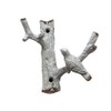 Fyne-Finds Grey Cast Iron Wall Bird on Branch 2 Hook