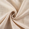DriftAway Pinch Pleat Linen Blend Semi Sheer Solid Farmhouse and