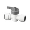 Qrity 1/4" Inline Tap/Shut-Off Valve/Isolation Valve, Reverse Osmosis Water Filtration