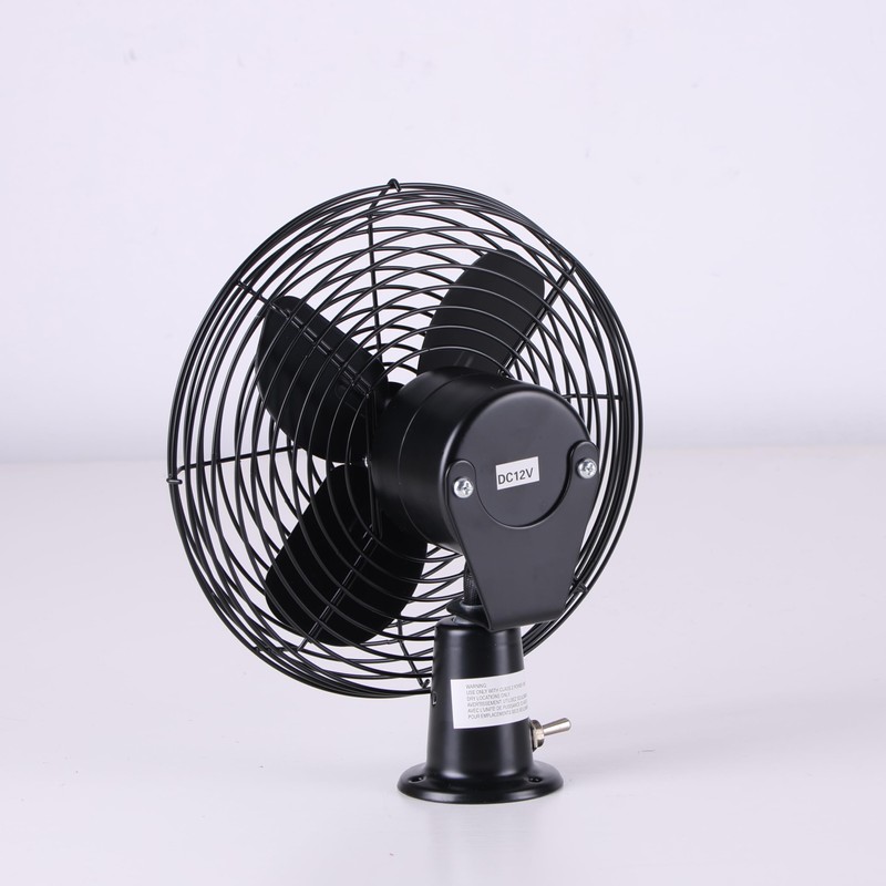Volcode 12V 8" Heavy Duty Metal Dash Fan - 2