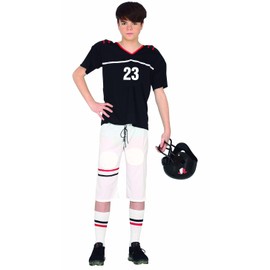 FIESTAS GUIRCA Champion Quarterback Costume Children Teenagers – 14-16 Years – American Football Costume Children – Shoulder Pads Football Costume Football Player, Fancy Dress Teenager Costume Boys