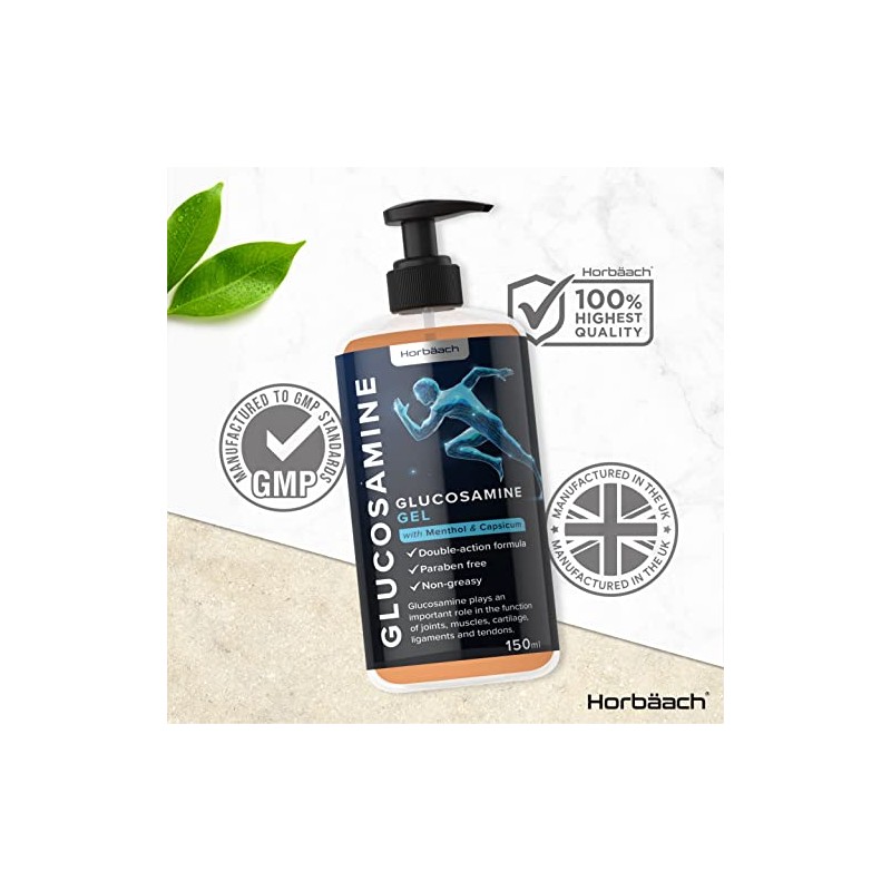 Glucosamine Gel | 150 ml | with Menthol and Capsicum