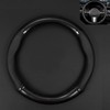 DACIRTY O-shaped Steering Wheel Cover, Carbon Fiber Pattern Anti-slip Wear-resistant
