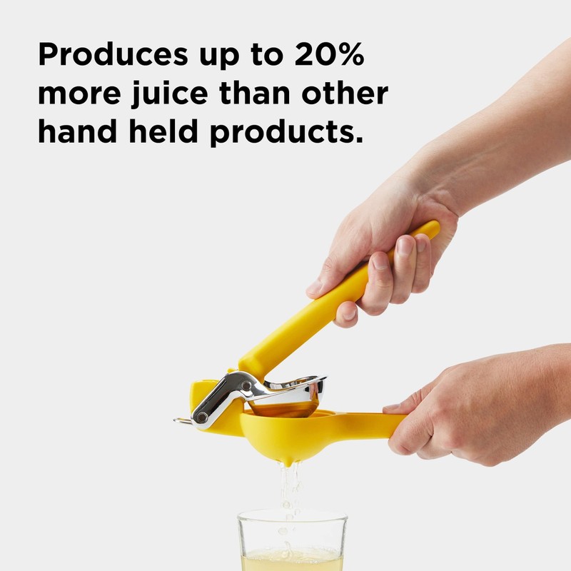 Chef'n FreshForce Lemon Squeezer Citrus Juicer, Manual Hand Press with