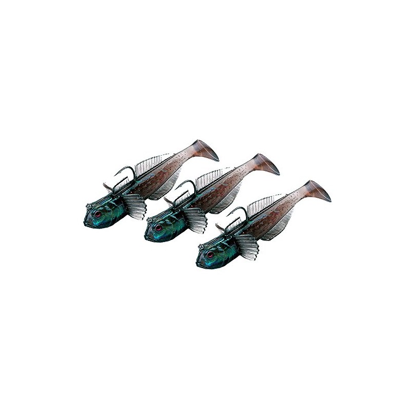 Wurmbaden 3 Rubber Fish Predator Trout Pike Bait Koppe Groppe