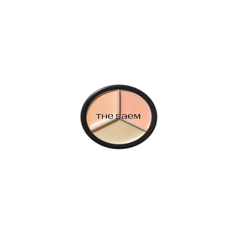 [Multi Concealer] The Saem Cover Perfection Triple Pot Concealer /