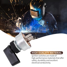 Dokili Starter Ignition Switch 5 Terminal 4 Position Includes Handle & Dust Grommet System Compatible with Miller Welder 176606 207110 217680 207073