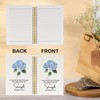CUANFDDSF Christian Floral Notebook, Blue Hydrangea Floral Bible Verse Scripture