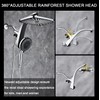 Rain Shower Head with Handheld Showerhead, Chrome 1.8GPM 460311
