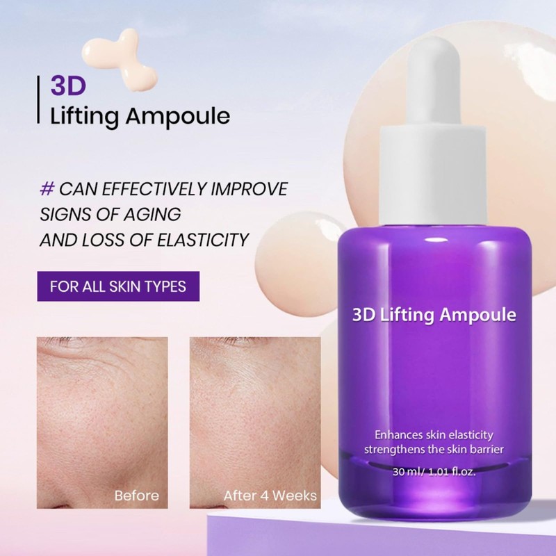 3D Lifting Ampoule Anti-Aging Face Serum, 30ml