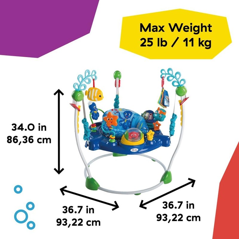 Baby Einstein Neptune's Ocean Discovery Activity Jumper, Ages 6 months