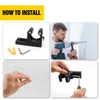 2 Pcs Bike Wall Mount Storage for home, Adjustable Bicycle