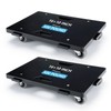 Nellyke Furniture Dolly, 2 Pack Dollies with Wheels,16'' X10'' Small