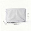 Silver 600D Oxford Outdoor Air Conditioner Cover, Full-Wrap Waterproof Weather