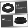 Tofficu UK Jack Nut for Cliff S Black Durable Hard