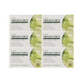 Realgram [Realgram][Realgram] 6 boxes of 435mg / [리얼그램][리얼그램] 435mg x 60캡슐 6박스(6개월분) 식물성 알티지 오메가3 6박스