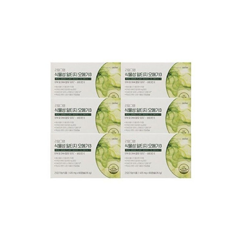 Realgram [Realgram][Realgram] 6 boxes of 435mg / [리얼그램][리얼그램] 435mg x