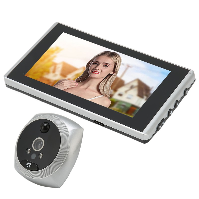 Digital Door Viewer Peephole 1080P Color Night Vision Human Body