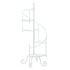 Zingz and Thingz Spiral Showcase Plant Stand in White