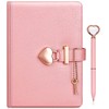 Diary with Lock and Key Plus Diamond Pen, A5 Journal