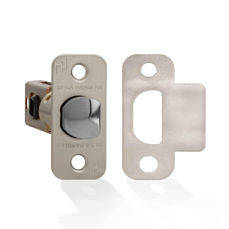 Mega Handles 2-Way Adjustable Privacy Round Door Latch, Universal for