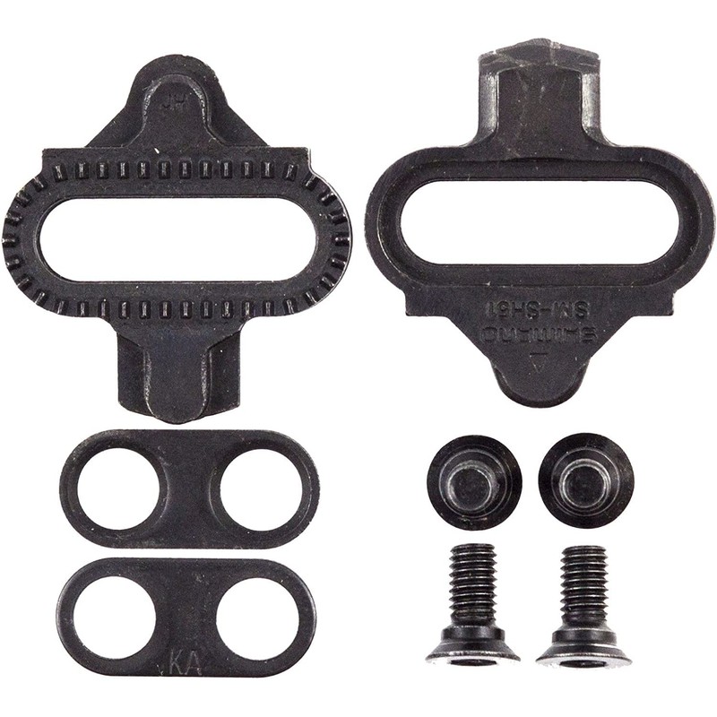 SHIMANO SM-SH51 Mountain Bike SPD Pedal Cleats Set,Black