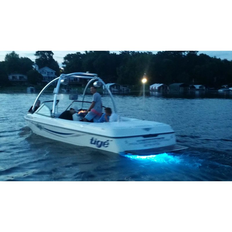 Tidal Wake IP68 Underwater Boat Drain Plug LED Light UltraBright
