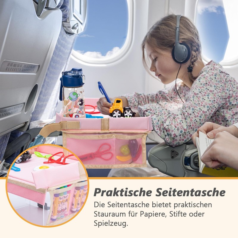 Kids Folding Travel Table with Drawing Function - Car Lap