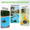 Aarcinhke Automatic Pool Cover Pump, 1500GPH Submersible Sump Pump, Green