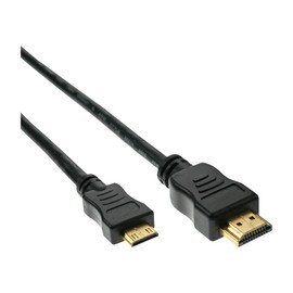 InLine 17461p 1 m HDMI MINI-HDMI Black