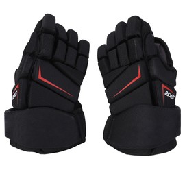 1 Pair Ice Hockey Gloves Breathable Finger Protective Highly Fitting Nylon Fabric EVA Foam Hockey Gloves for Hockey Players 25.4cm / 10inch