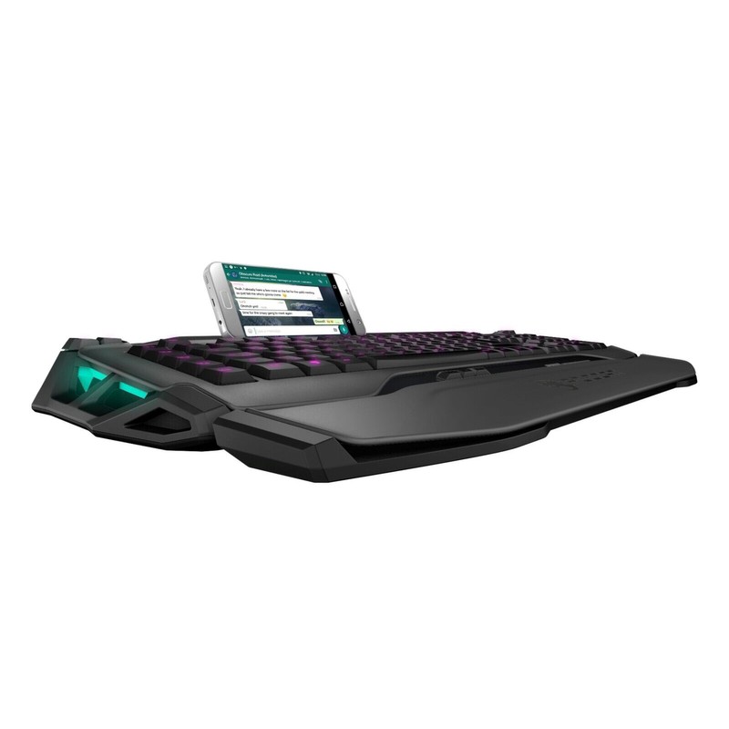 ROCCAT SKELTR - RGB Gaming Keyboard, GREY, NEW (Part# ROC-12-231-GY)