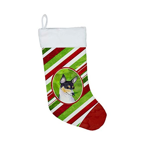Caroline's Treasures SS4587-CS Chihuahua Winter Snowflakes Christmas Stocking SS4587, Large,
