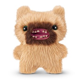 ZURU Fuggler - Hairy Fugg Monster Plush Toy (Screech), Furry Stuffed Animal with Funny Teeth and Eyes