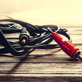 NSY Audio, 3.5mm to RCA Connector, Audio Cable for Desktop PC, Turntable Connected with Bookshelf Speakers