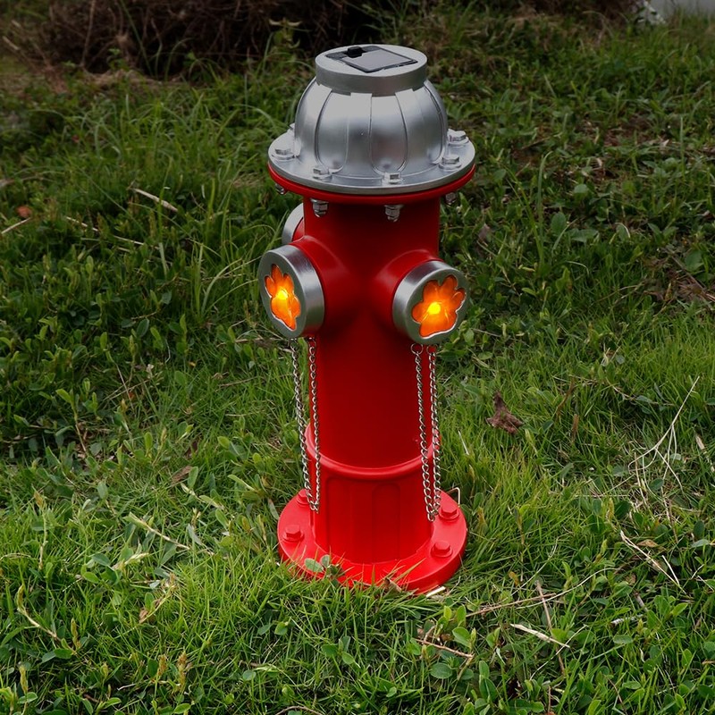 TB TIBAG Fake Fire Hydrant Statues for Dogs to Pee