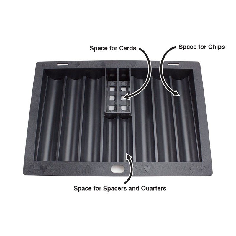 Plastic Poker Dealer Chip Tray